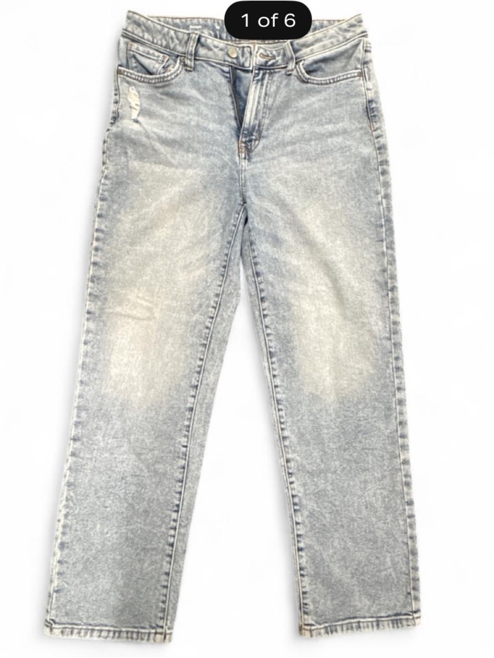 Sonoma Light Grey Straight-Leg Jeans